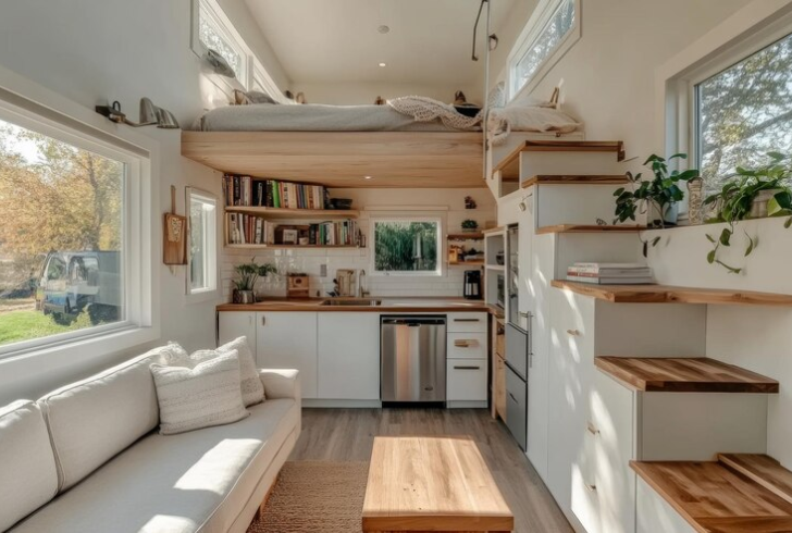 Smart spaces inside tiny homes